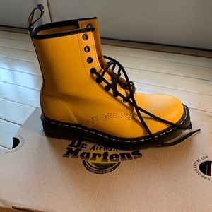 Yellow Dr Martens Size US womens 6